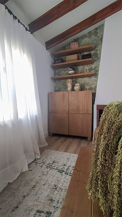Cortinas con barra y vuelo a suelo en nuestro #Proyecto_SantaTeresa
